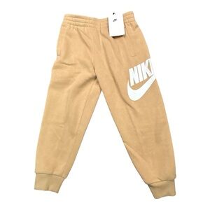Nike Joggers Child Boys Girls Sz 5 Sportswear Club Fleece Stretch Waistband NEW